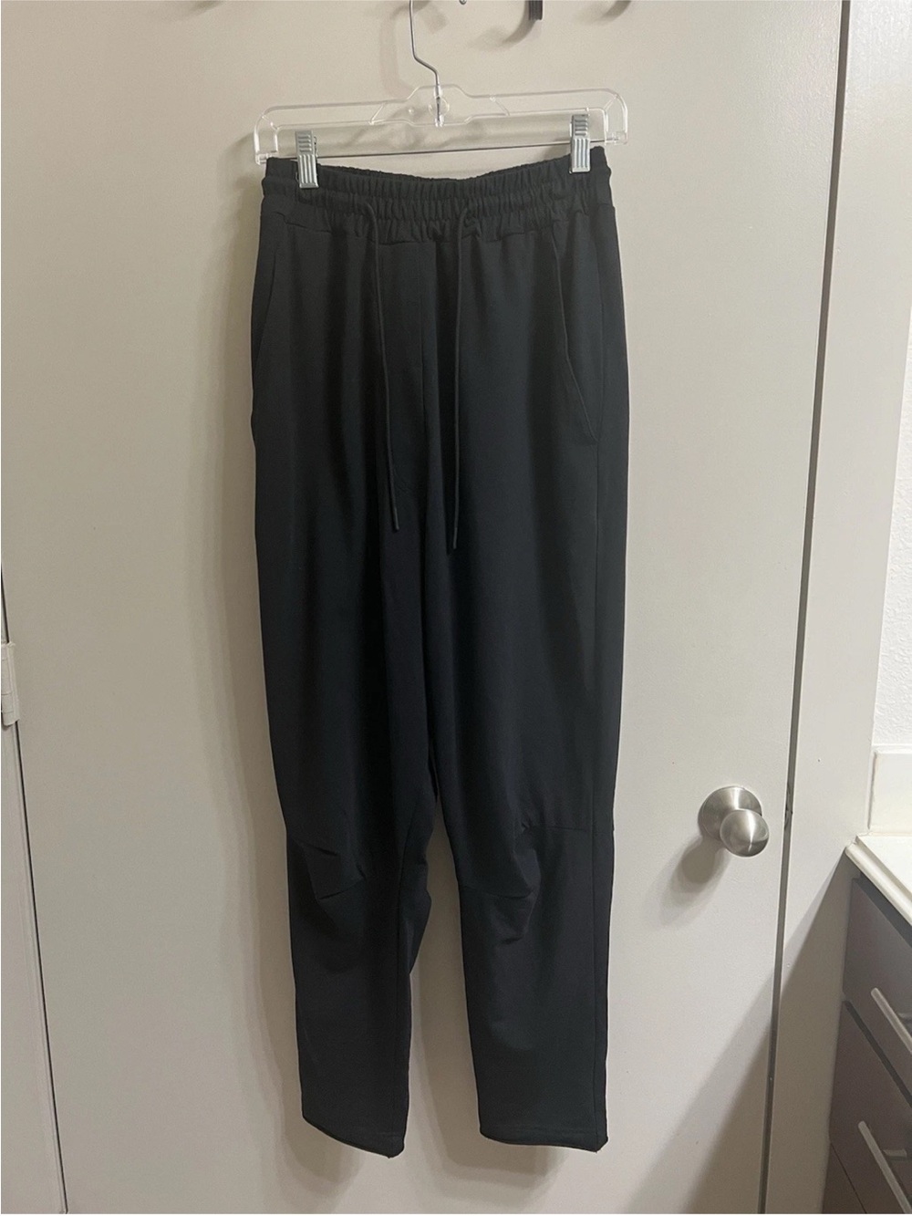 Women's Black Drawstring Jogger Pants